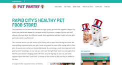 Desktop Screenshot of petpantrystore.com